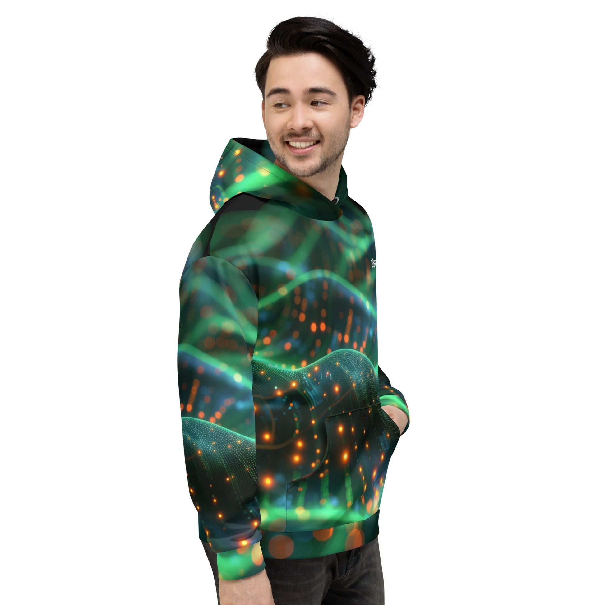 CyberTech Quantum GPU v16 - Unisex Hoodie by DarkByteGear