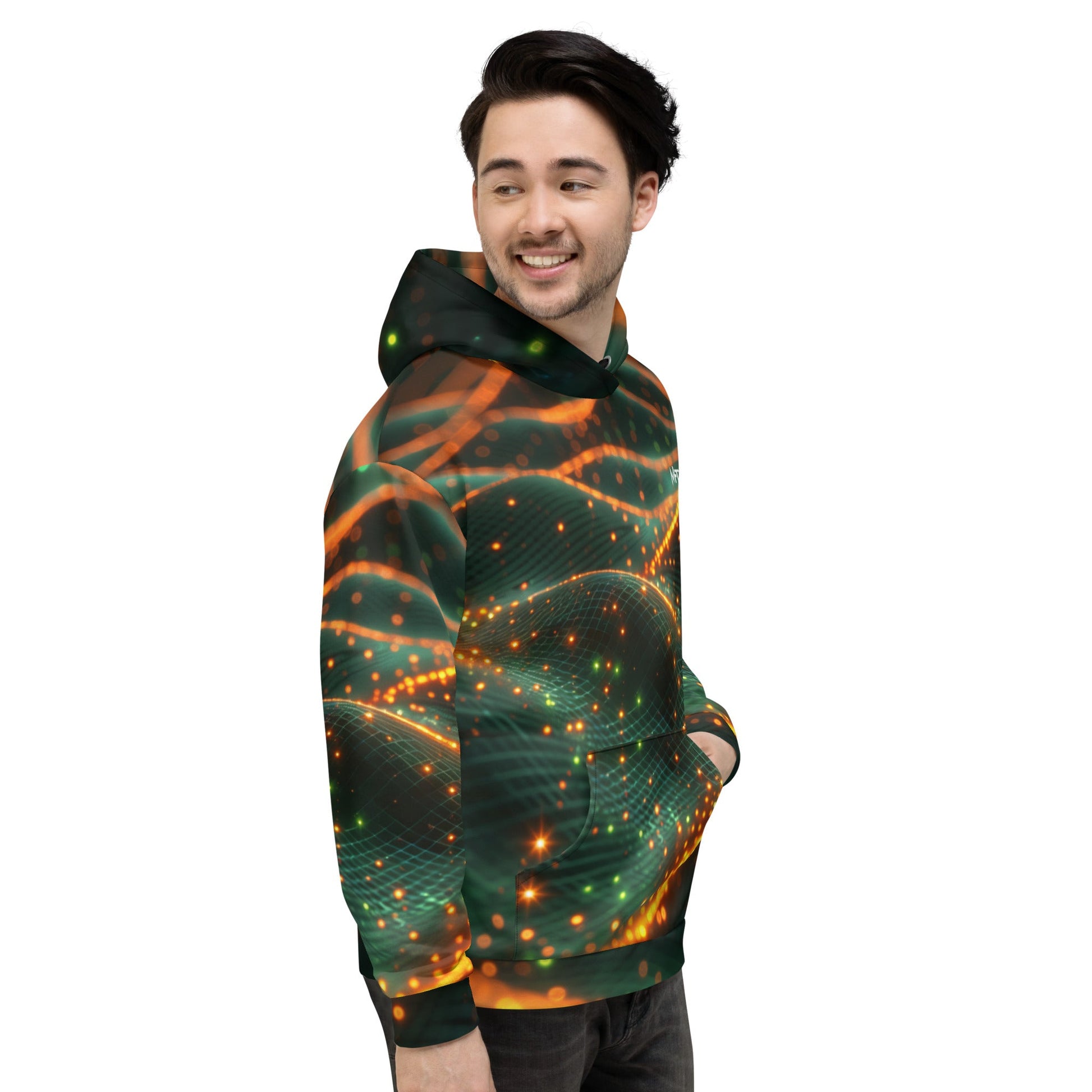 CyberTech Quantum GPU v17 - Unisex Hoodie by DarkByteGear