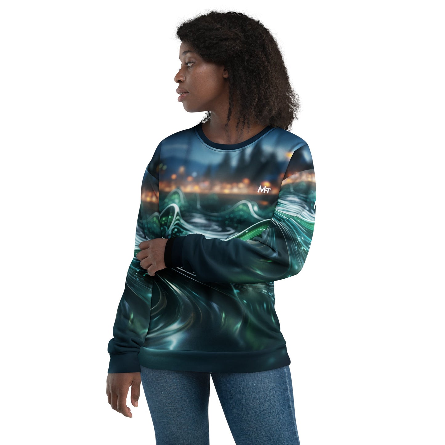 Neon AI V1 - Unisex Sweatshirt by DarkByteGear