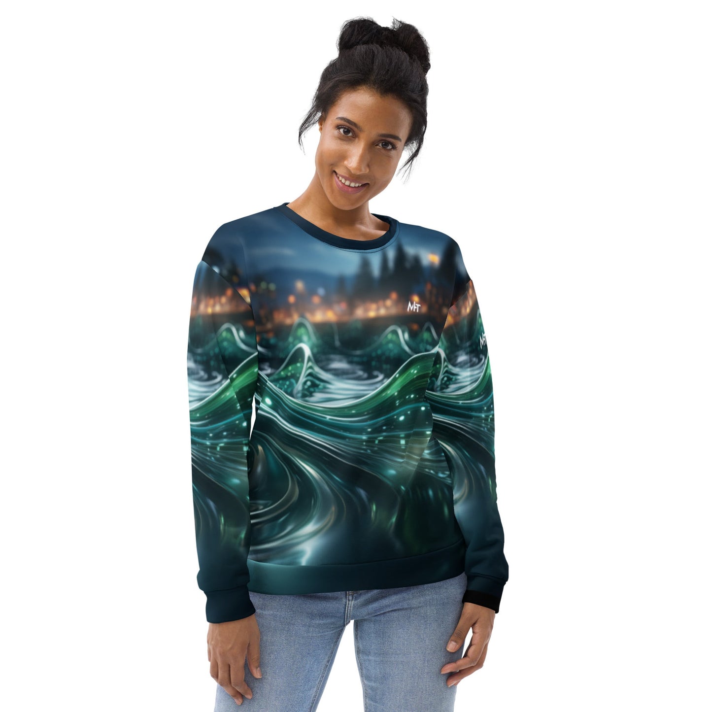 Neon AI V1 - Unisex Sweatshirt by DarkByteGear