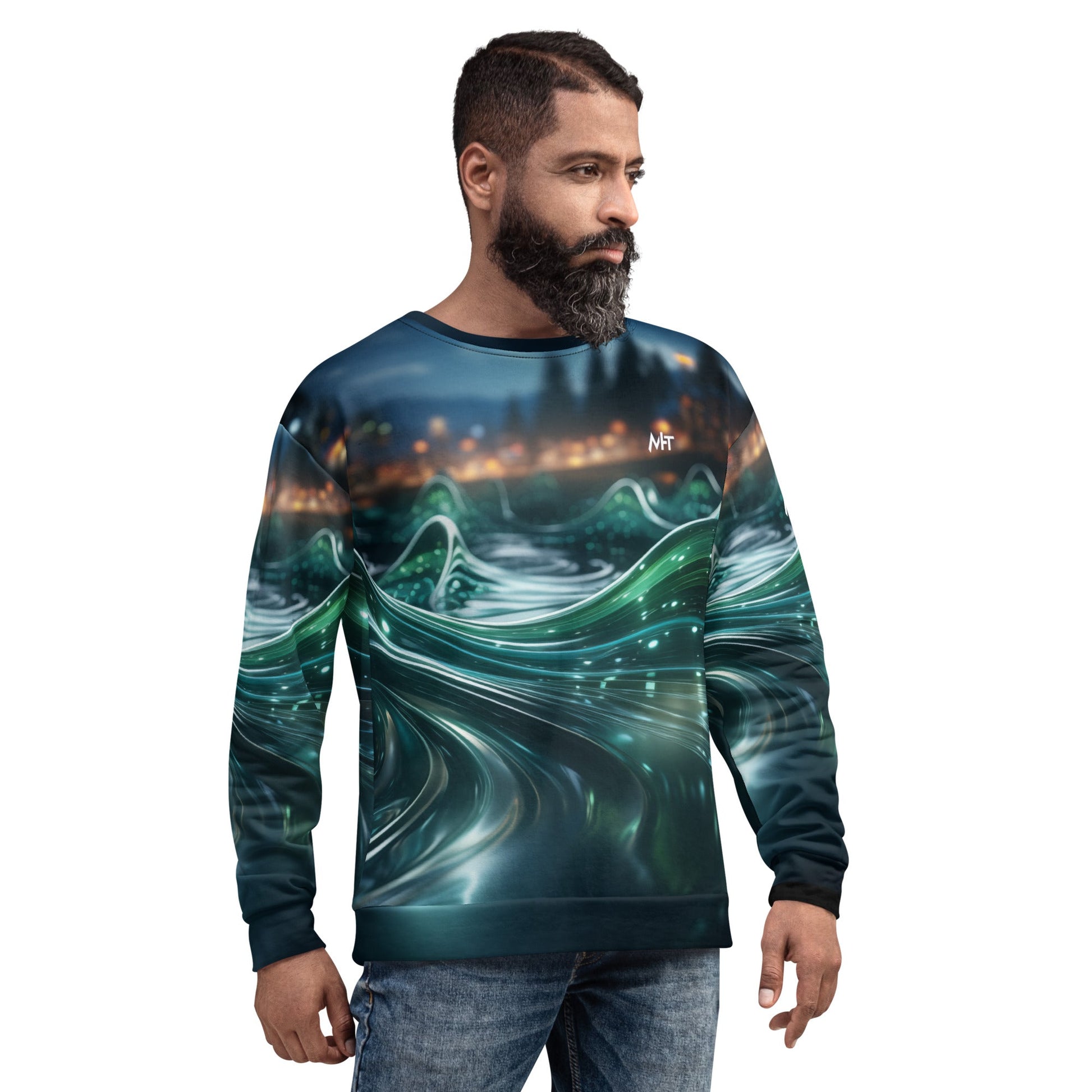 Neon AI V1 - Unisex Sweatshirt by DarkByteGear