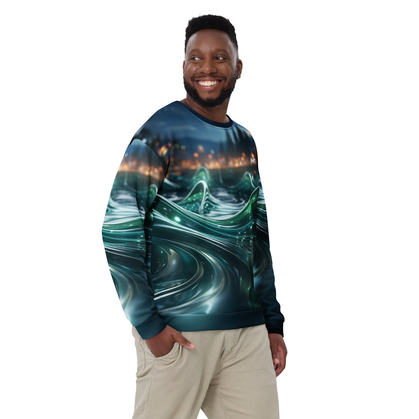 Neon AI V1 - Unisex Sweatshirt by DarkByteGear