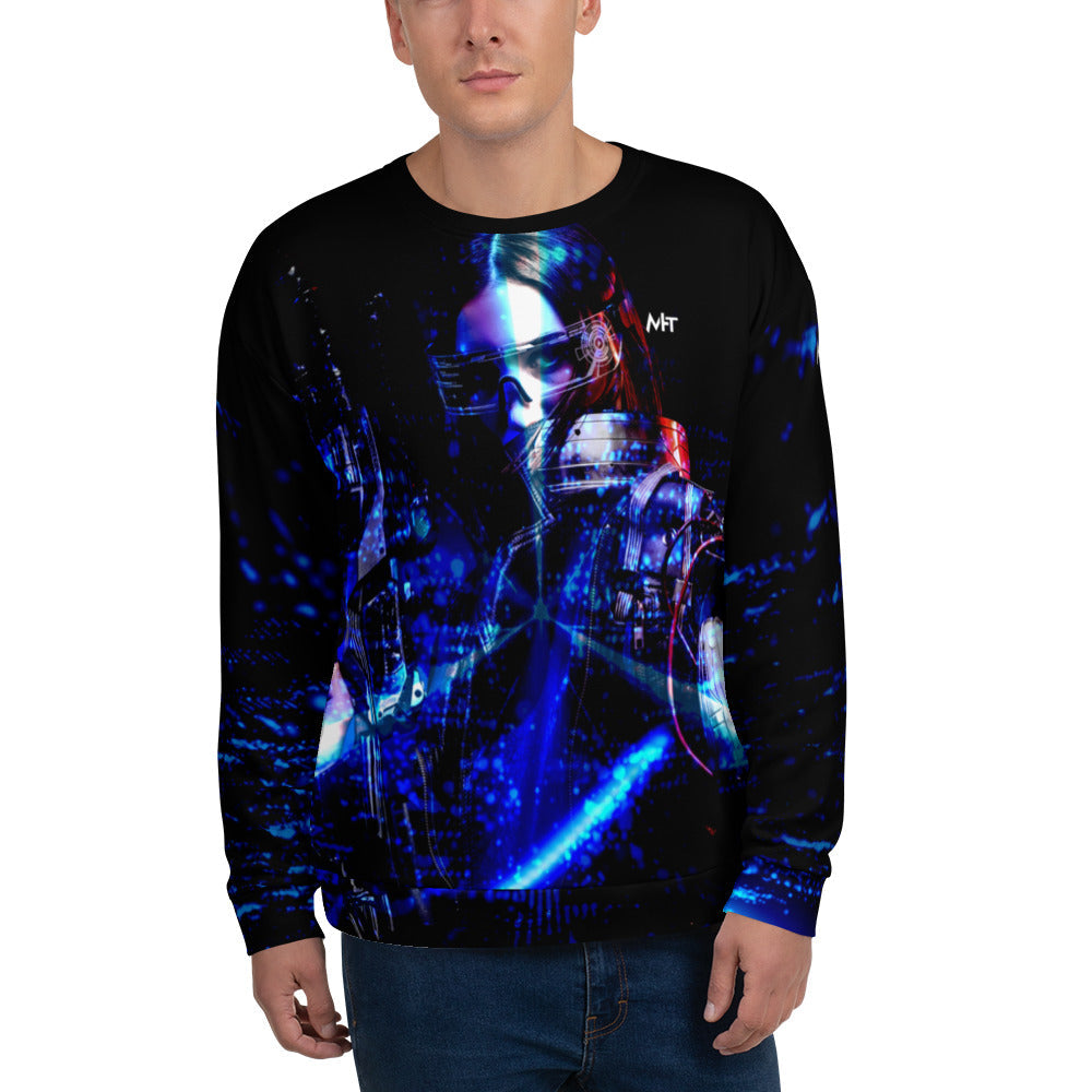 Cyberware Sentinel v1.0 - Unisex Sweatshirt by DarkByteGear