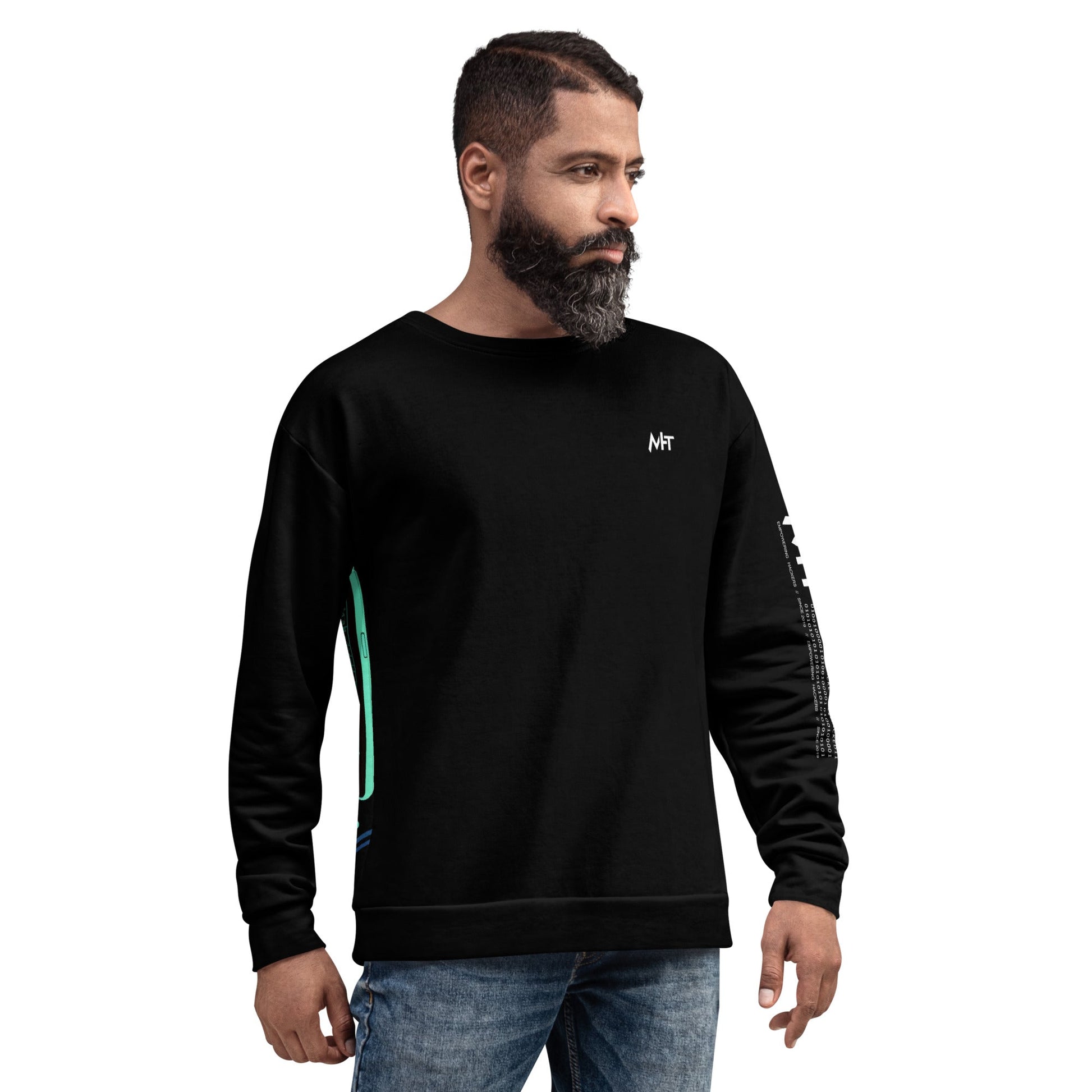CyberWare Assassin - Unisex Sweatshirt ( Back Print ) by DarkByteGear