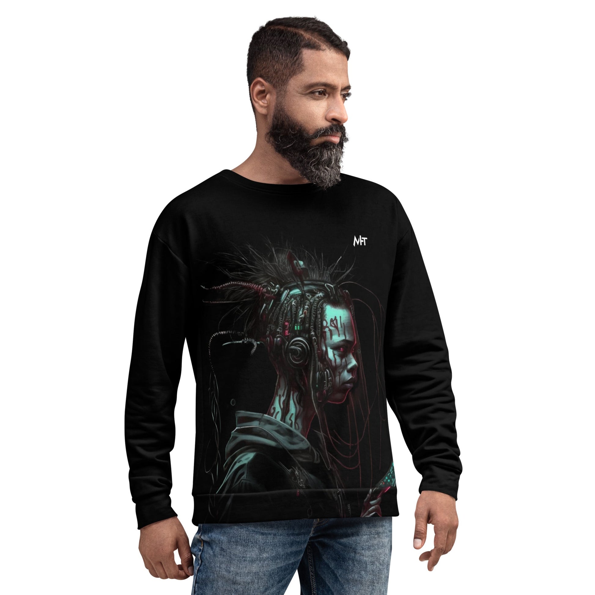 Cyberware assassin v7- Unisex Sweatshirt by DarkByteGear