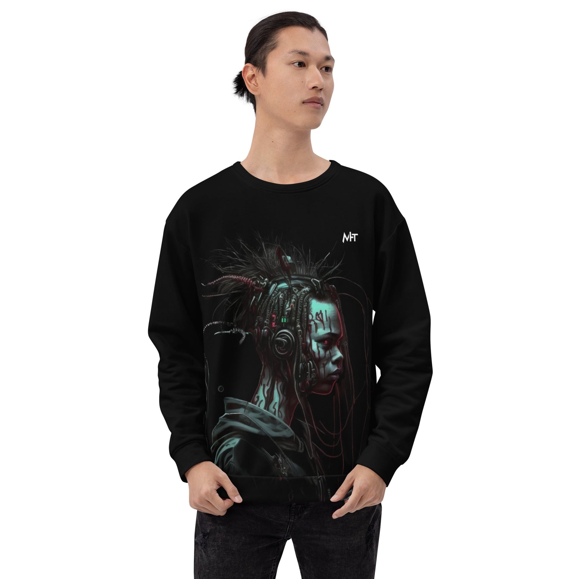 Cyberware assassin v7- Unisex Sweatshirt by DarkByteGear