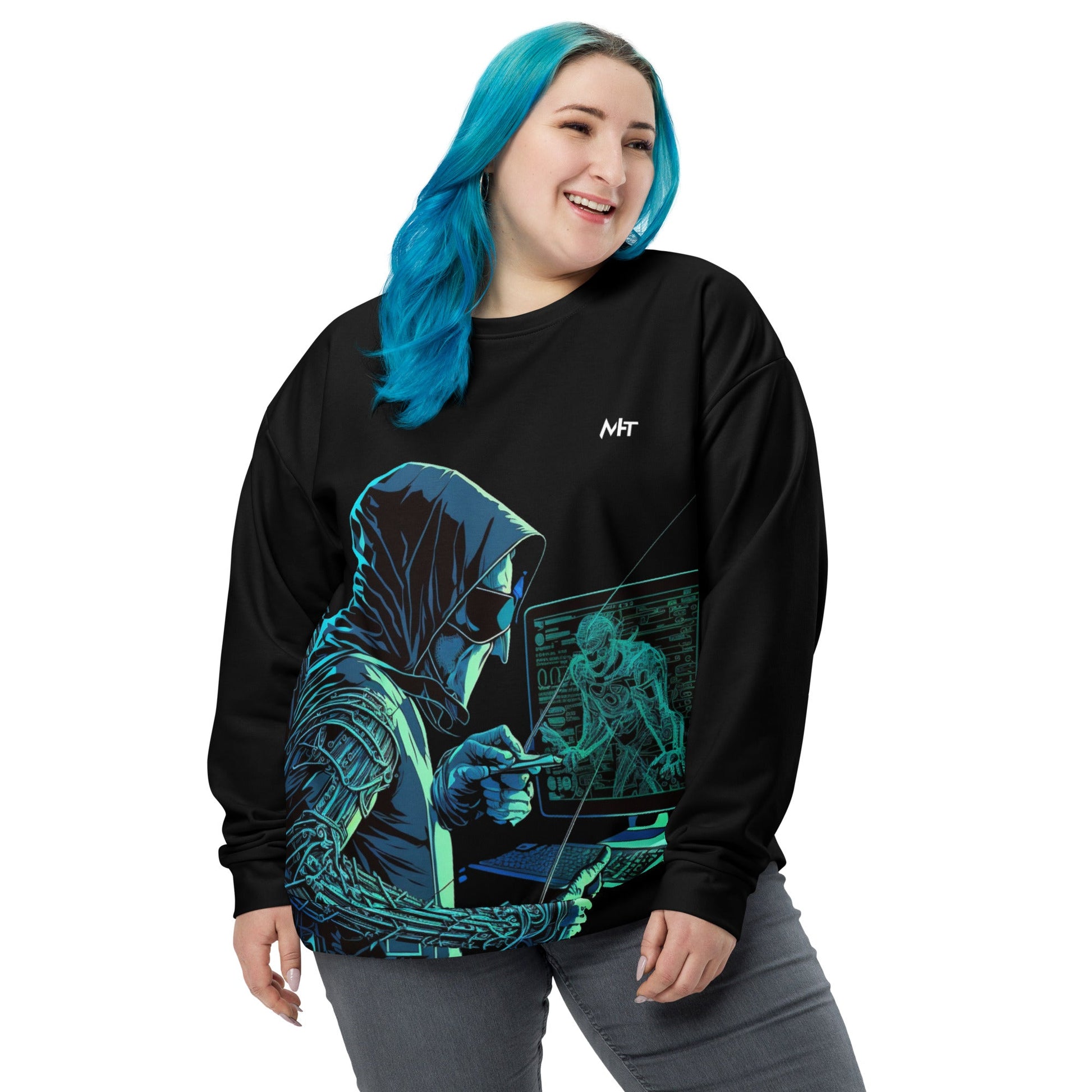 CyberWare Assassin - Unisex Sweatshirt by DarkByteGear
