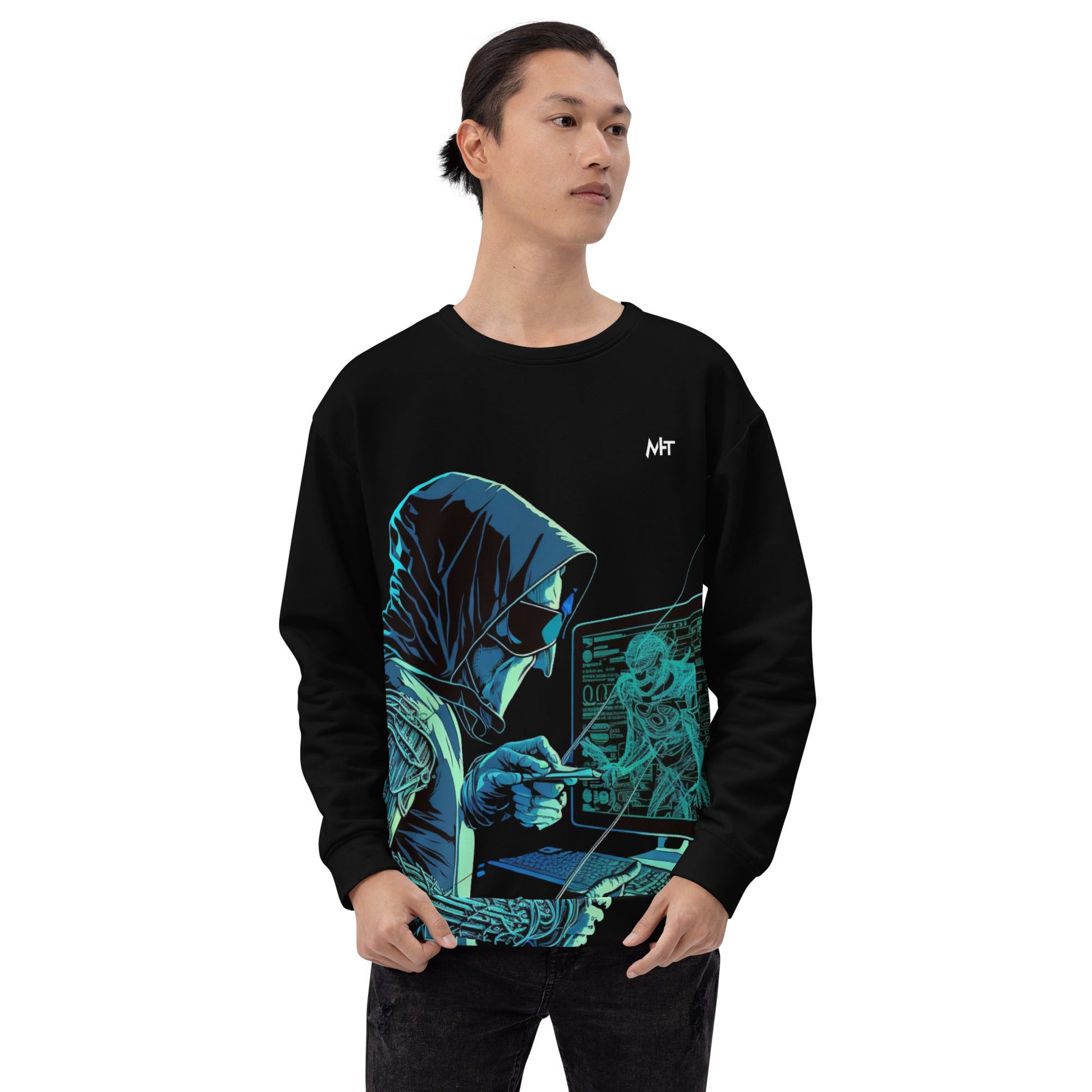 CyberWare Assassin - Unisex Sweatshirt by DarkByteGear