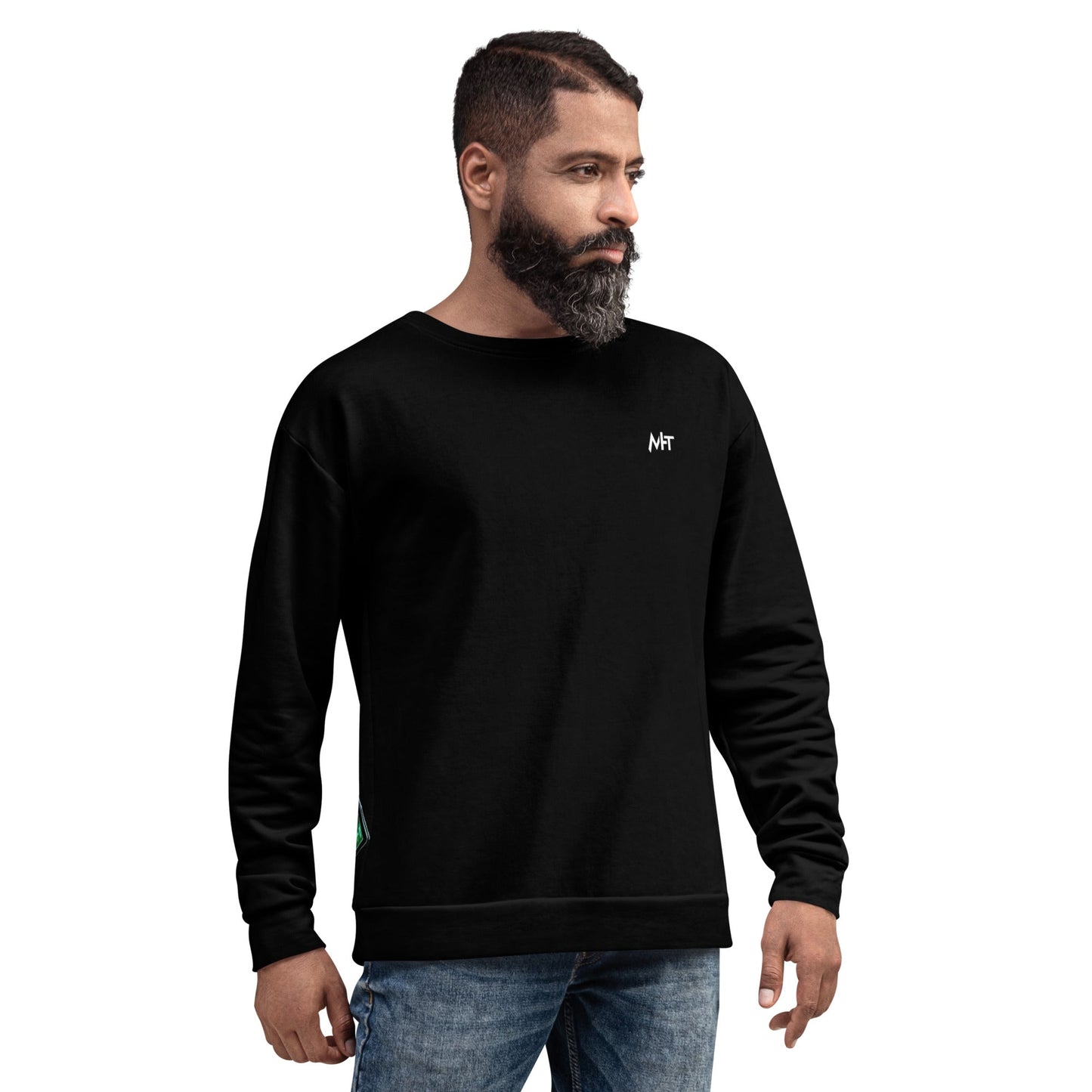 CyberWare Assassin V12 - Unisex Sweatshirt ( Back Print ) by DarkByteGear