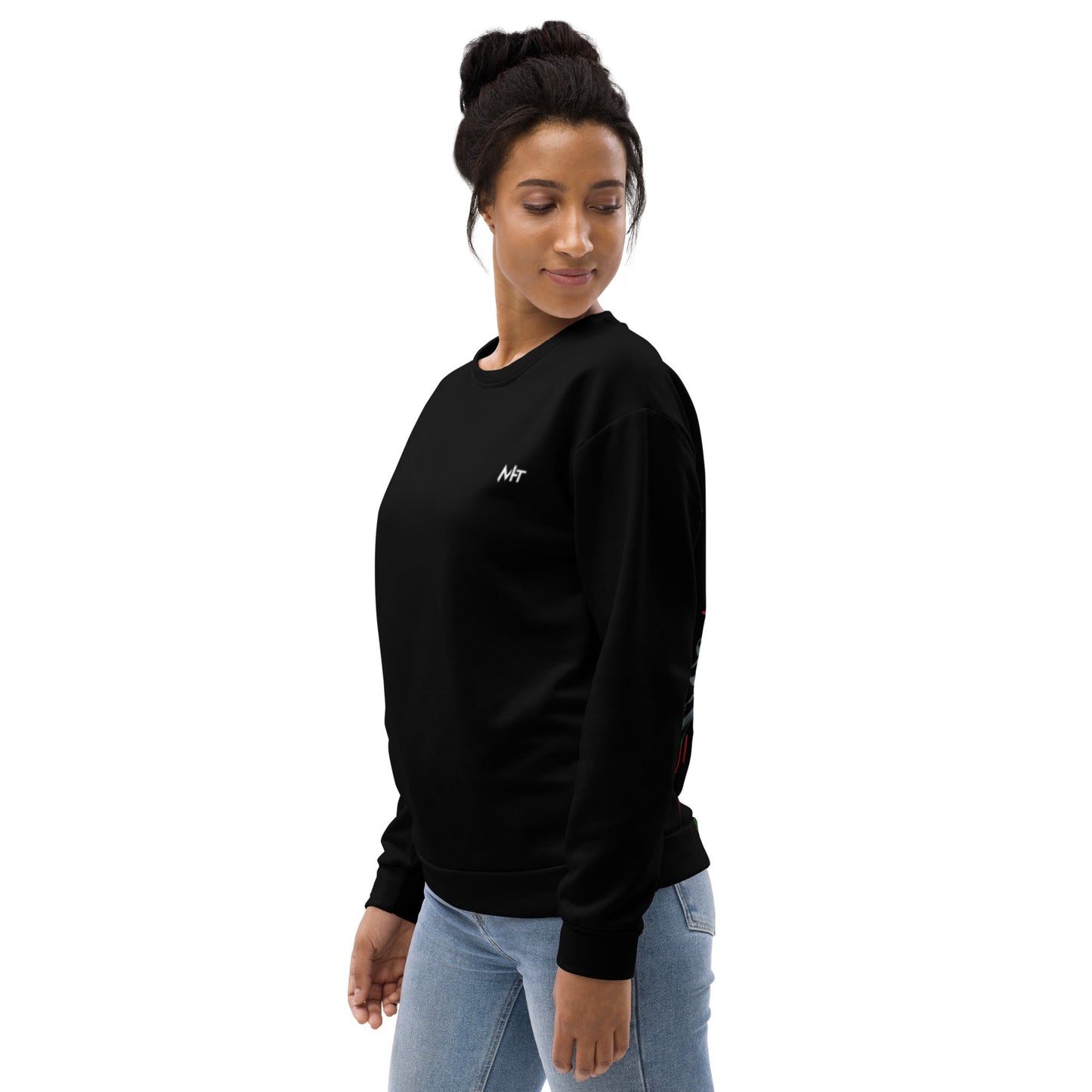 CyberWare Assassin V18 - Unisex Sweatshirt ( Back Print ) by DarkByteGear