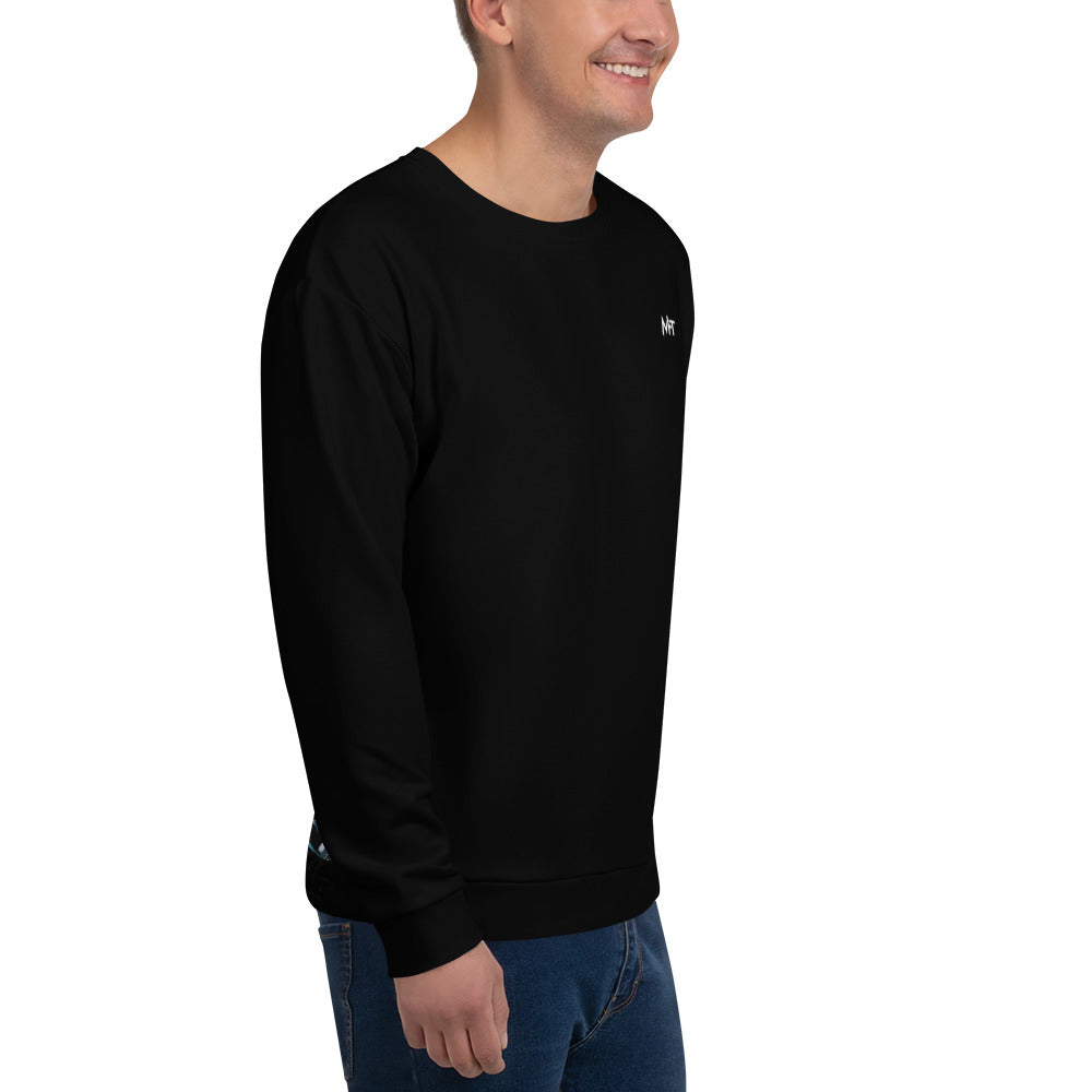 Cyberware assassin v5 - Unisex Sweatshirt ( Back Print ) by DarkByteGear