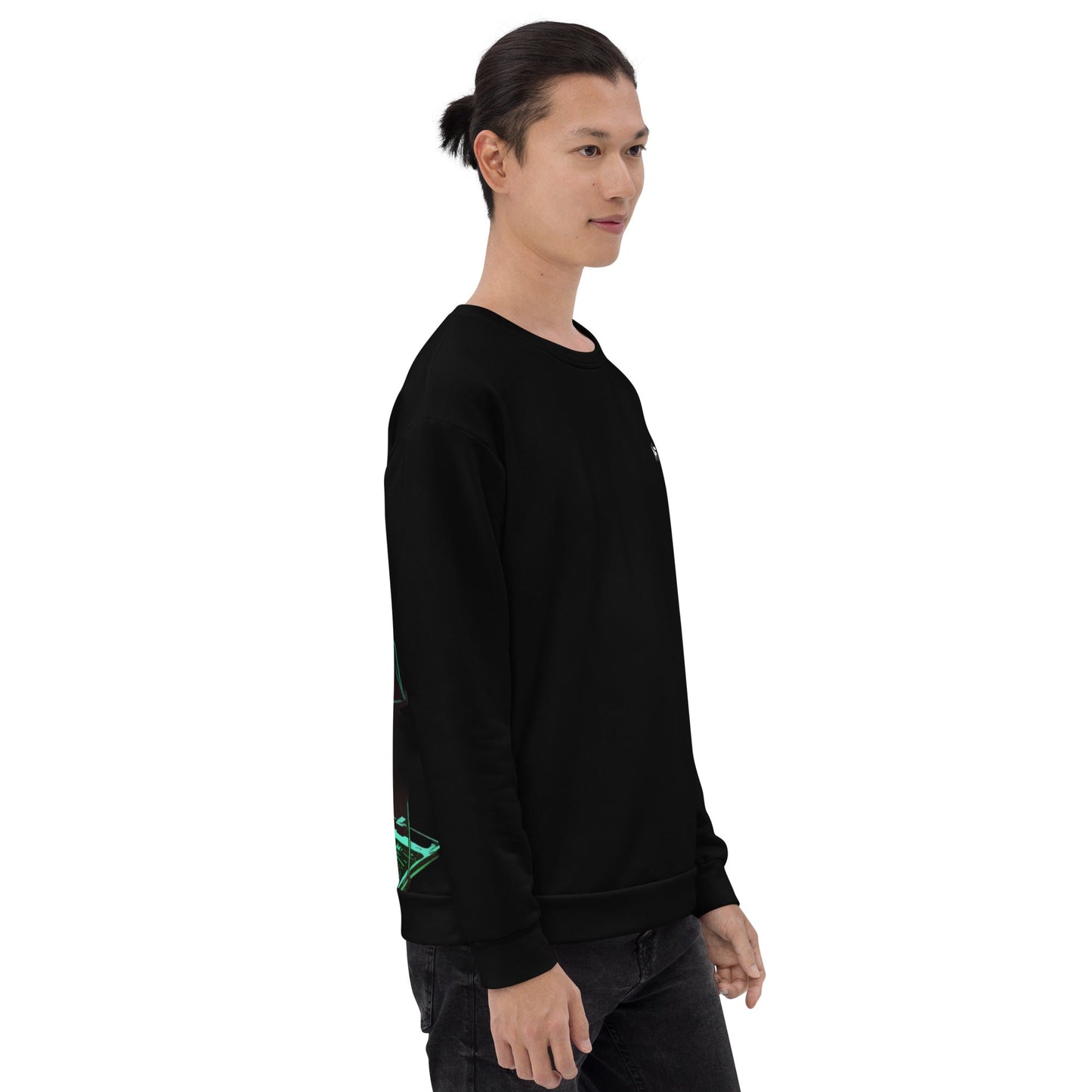 CyberWare Assassin V9 - Unisex Sweatshirt ( Back Print ) by DarkByteGear