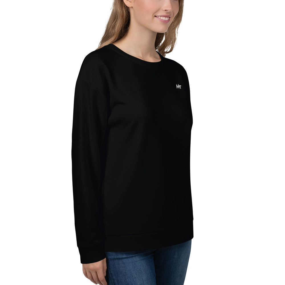 CyberWare Assassin V17 - Unisex Sweatshirt ( Back Print ) by DarkByteGear