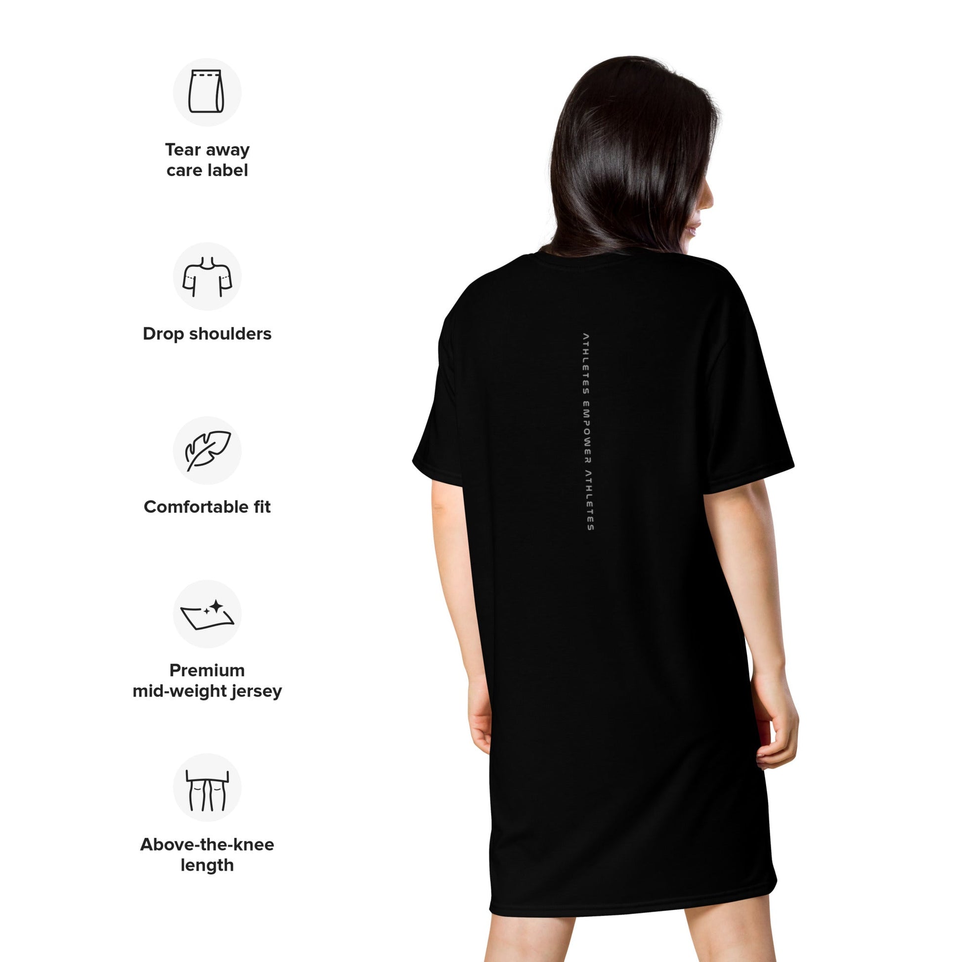 Athletes Empower Athletes - T-shirt dress by DarkByteGear