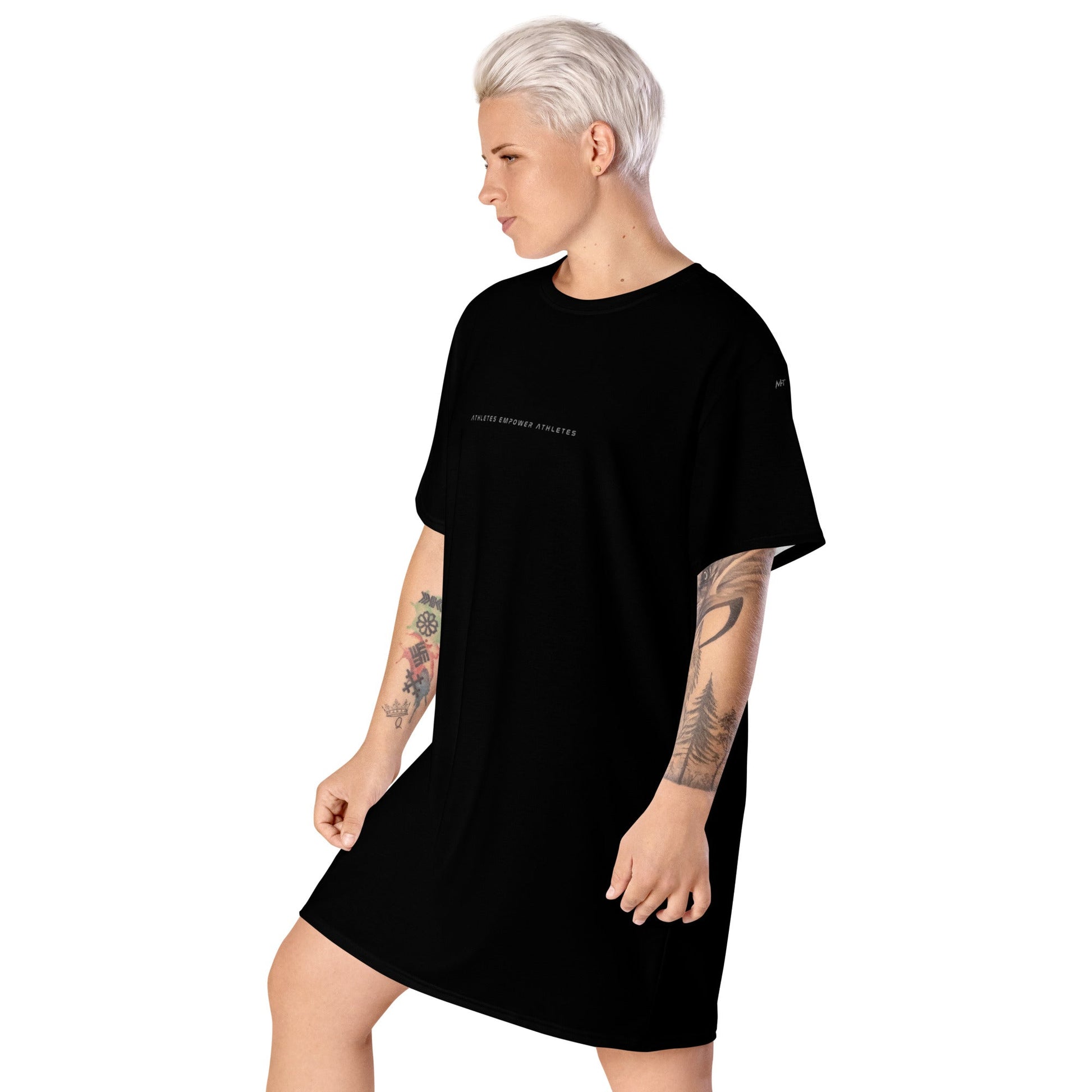 Athletes Empower Athletes - T-shirt dress by DarkByteGear