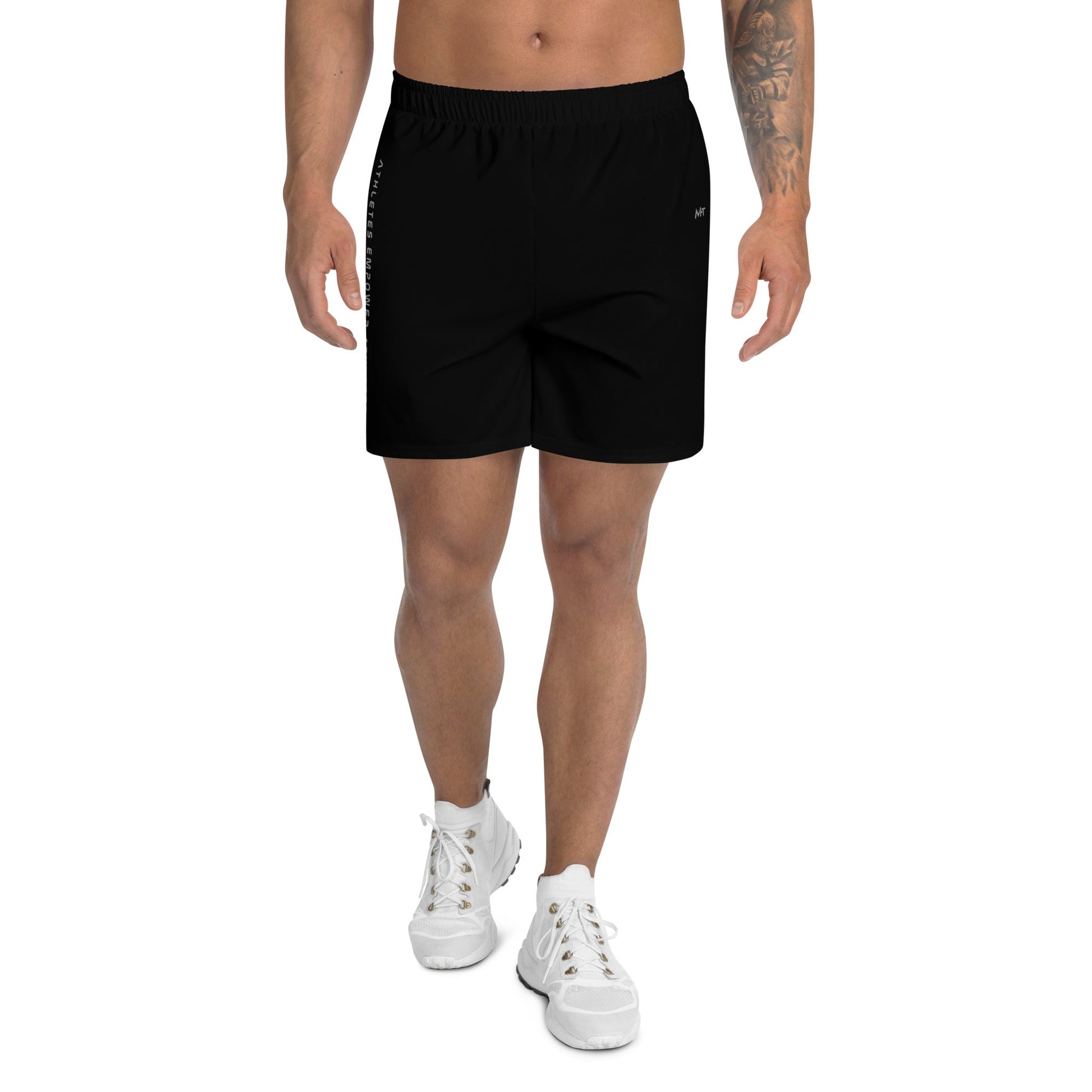 Athletes Empower Athletes - Unisex Athletic Long Shorts by DarkByteGear