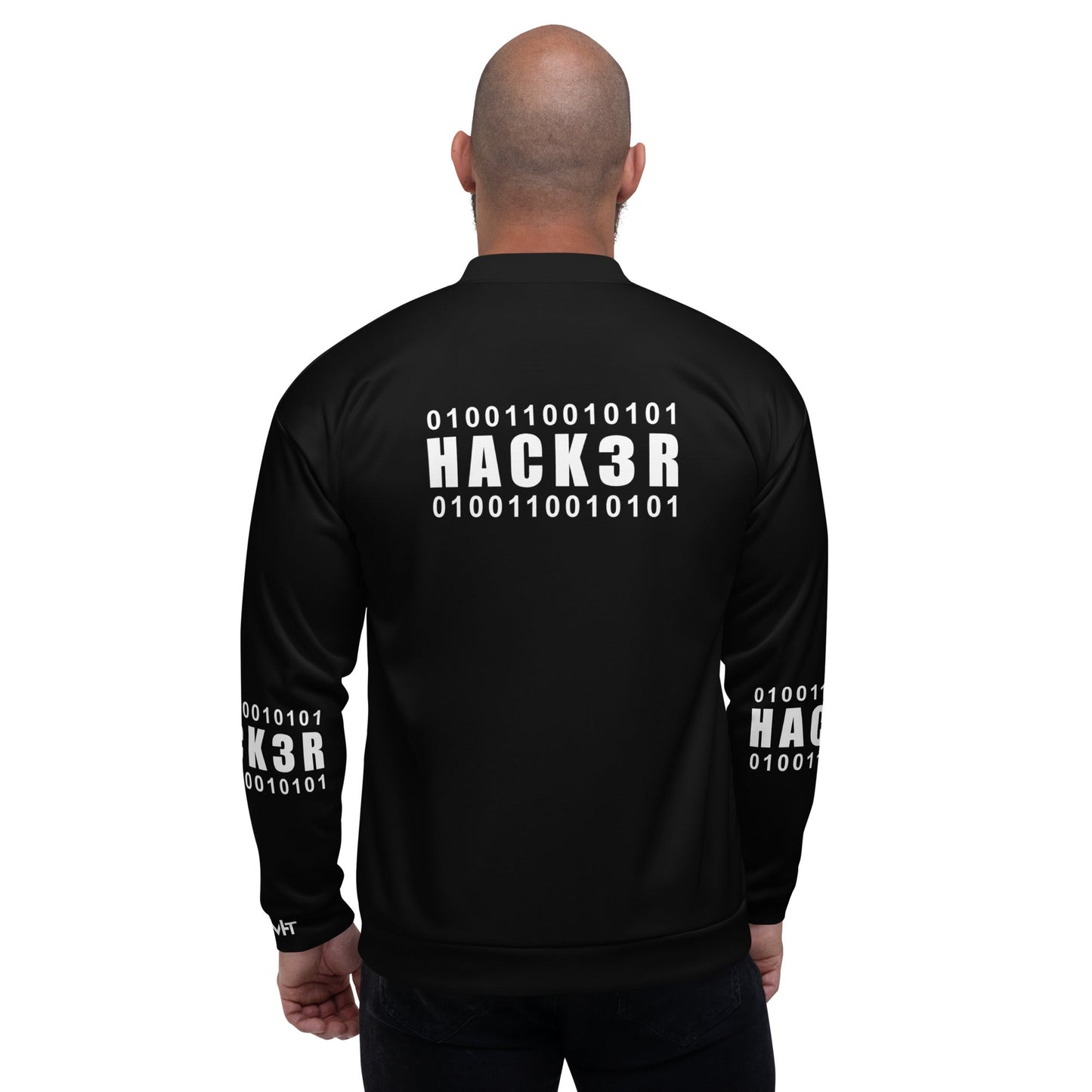 100110010101 Hack3r - Unisex Bomber Jacket by DarkByteGear