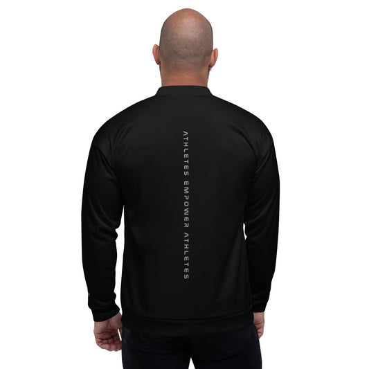 Athletes Empower Athletes - Unisex Bomber Jacket by DarkByteGear