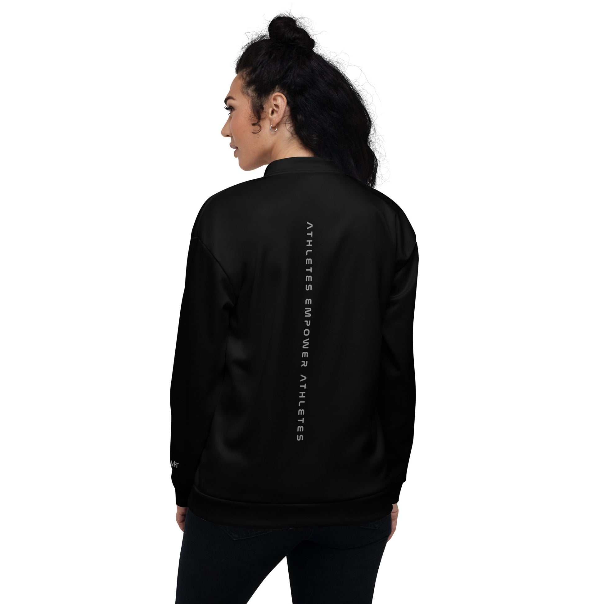 Athletes Empower Athletes - Unisex Bomber Jacket by DarkByteGear
