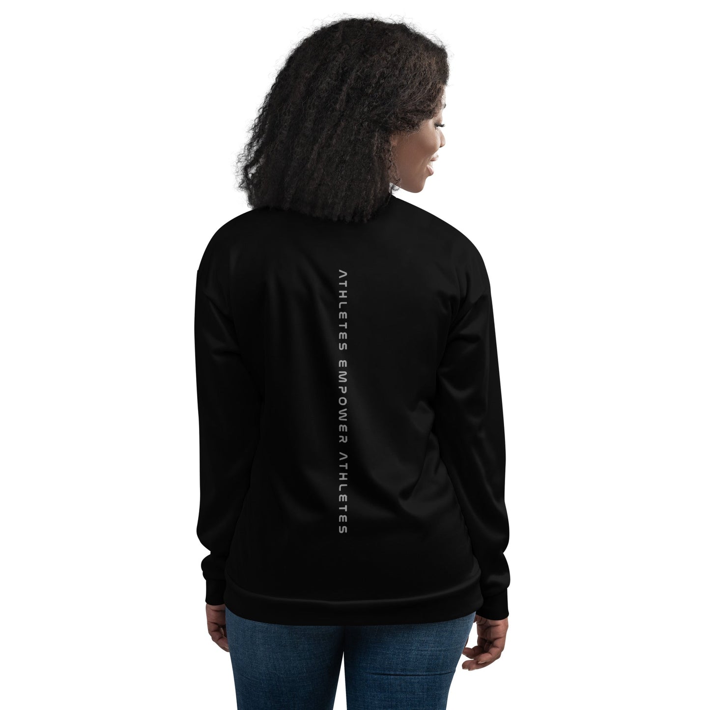 Athletes Empower Athletes - Unisex Bomber Jacket by DarkByteGear