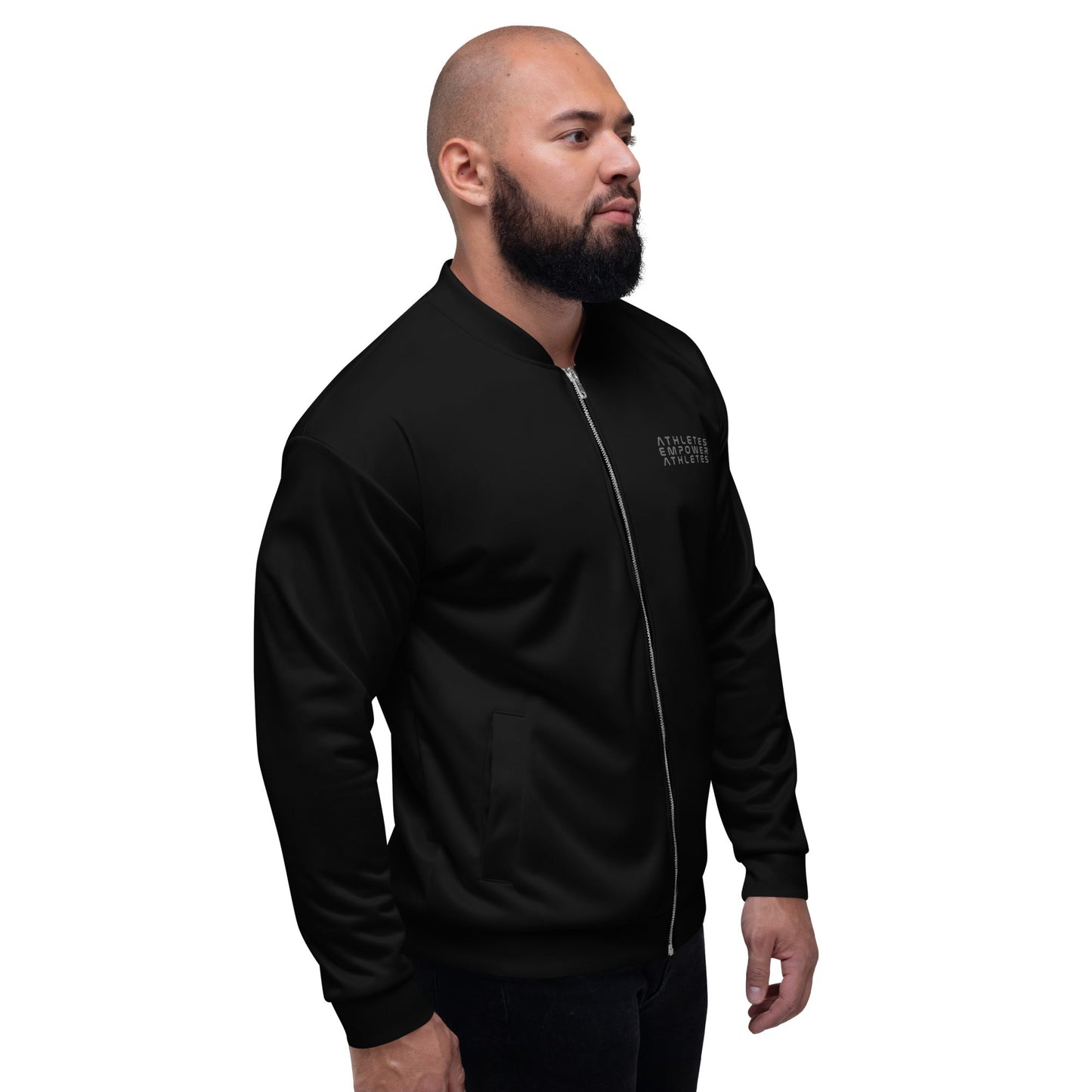 Athletes Empower Athletes - Unisex Bomber Jacket by DarkByteGear