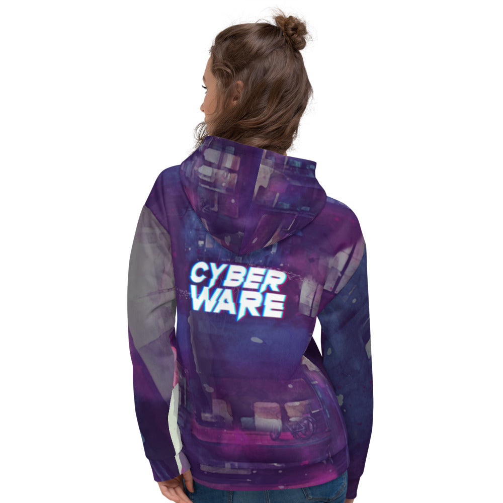 CyberWare Mecha Girl - Unisex Hoodie by DarkByteGear