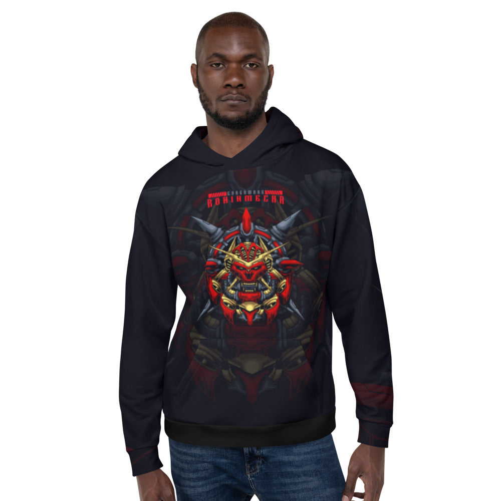 Cyberware Ronin Mecha - Unisex Hoodie by DarkByteGear