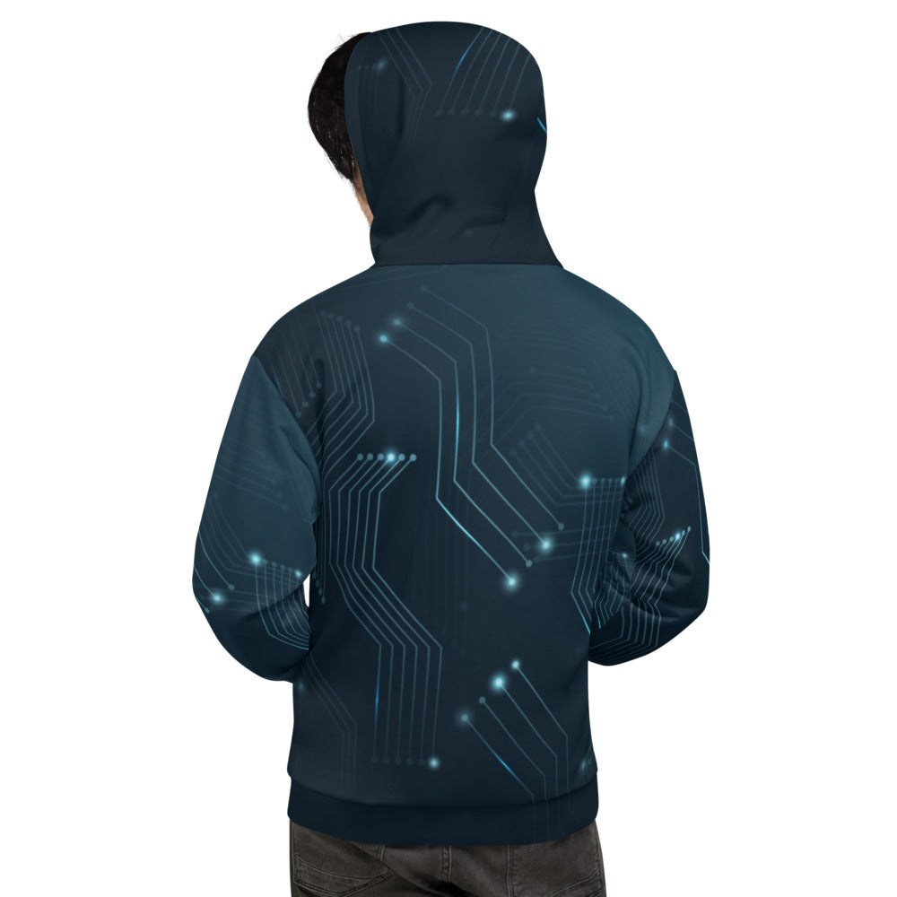 MyHackerTech - Unisex Hoodie by DarkByteGear