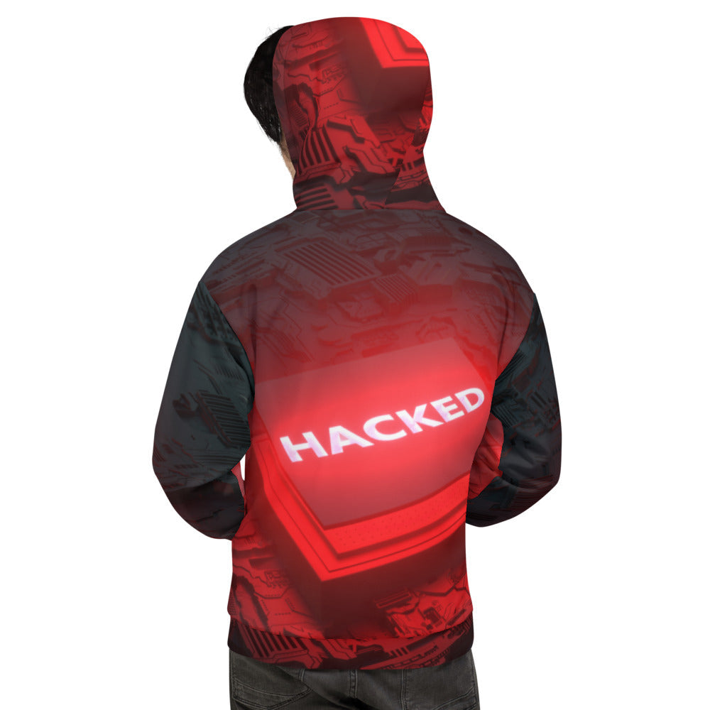 Hacked v2 - Unisex Hoodie by DarkByteGear