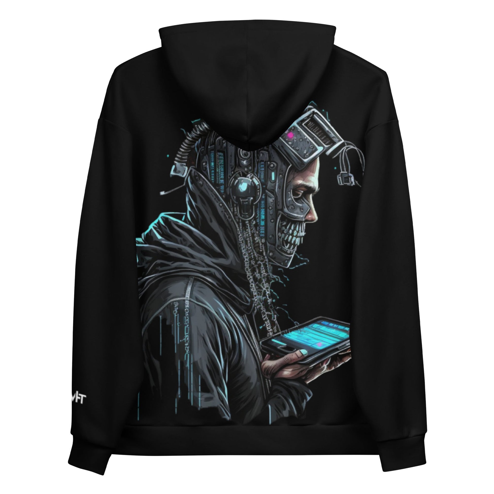 Cyberware assassin v2 - Unisex Hoodie (back print) by DarkByteGear