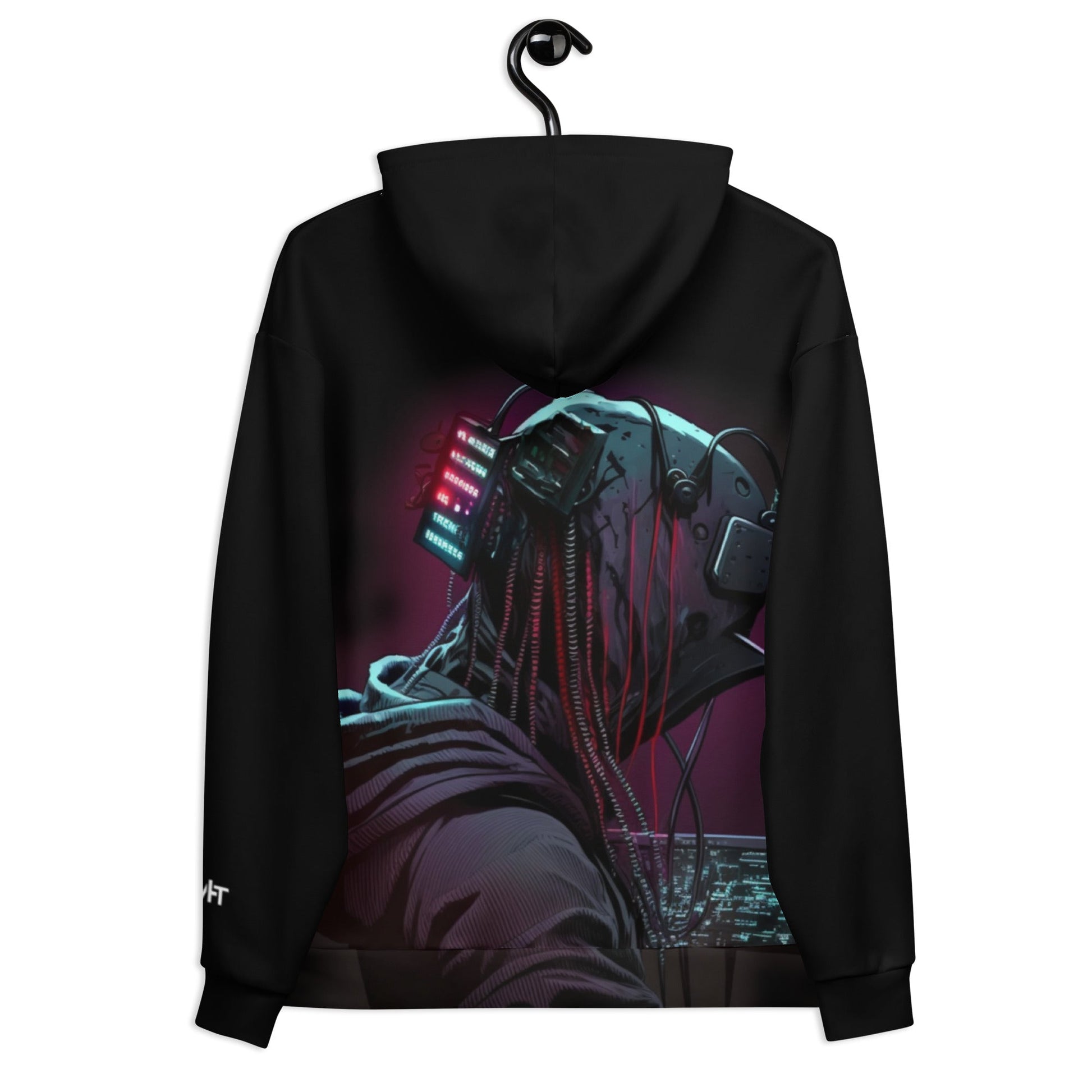 Cyberware assassin v3 - Unisex Hoodie (back print) by DarkByteGear