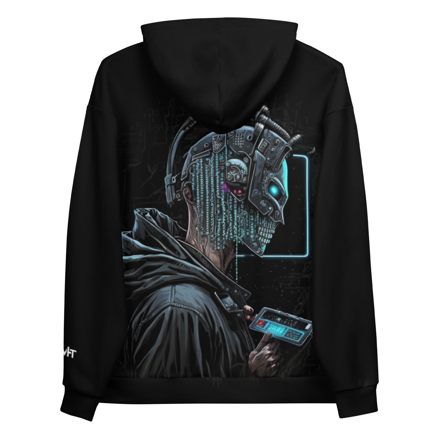 Cyberware assassin v5 - Unisex Hoodie (back print) by DarkByteGear