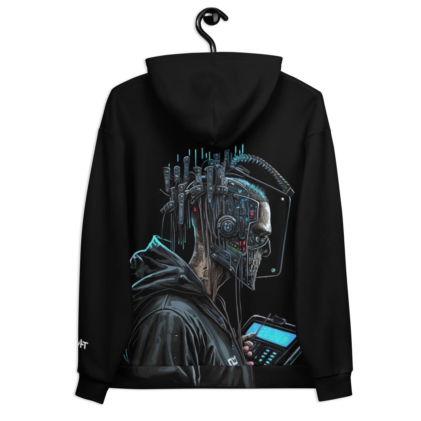 Cyberware assassin v6 - Unisex Hoodie (back print) by DarkByteGear