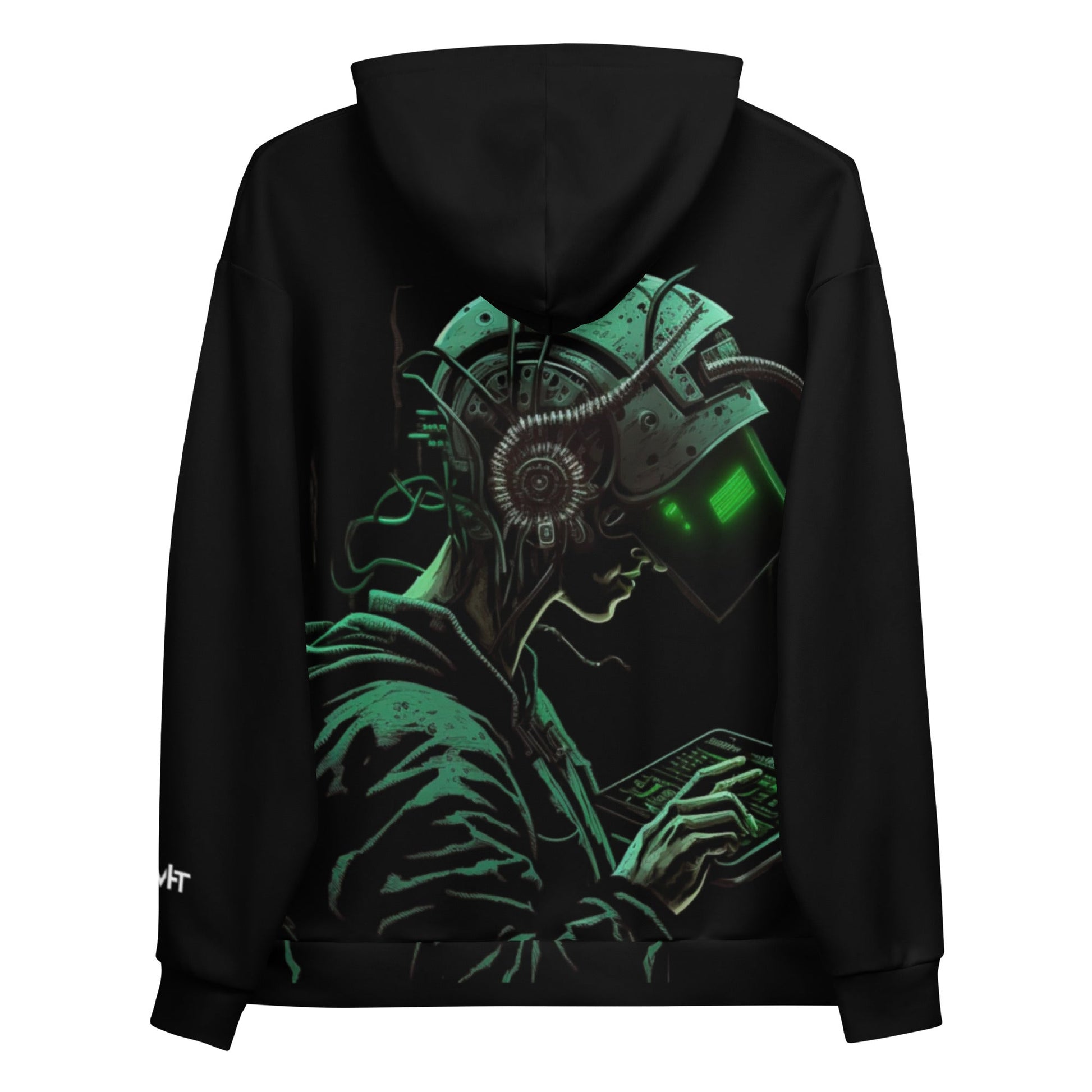 Cyberware assassin v8 - Unisex Hoodie (back print) by DarkByteGear