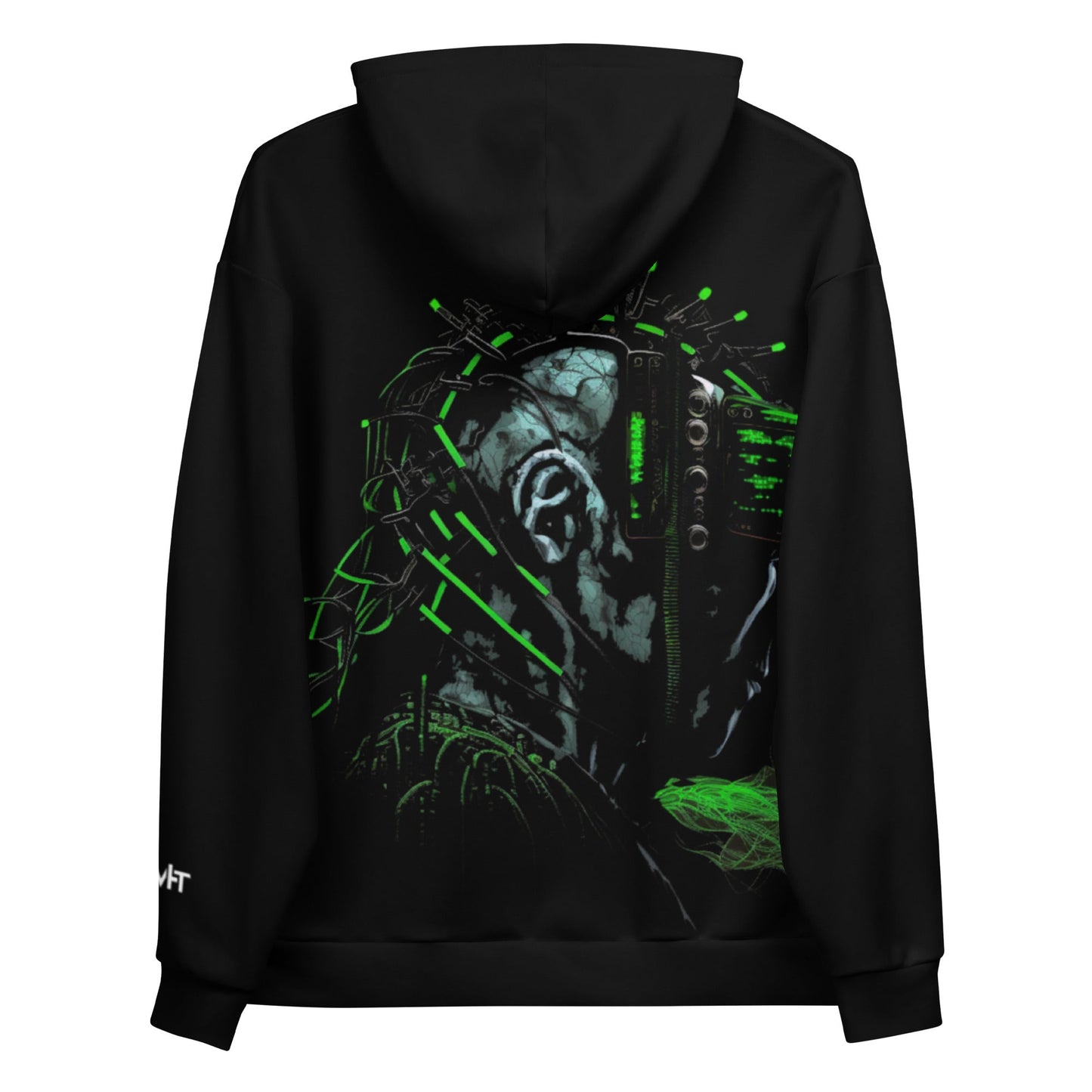 CyberWare Assassin V13 - Unisex Hoodie ( Back Print ) by DarkByteGear