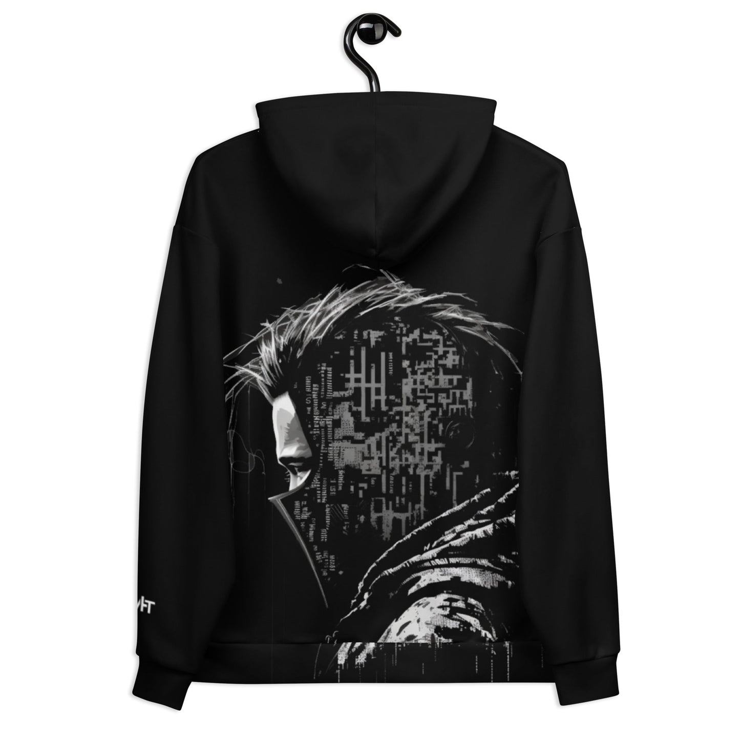 Cyberware assassin v29 - Unisex Hoodie (back print) by DarkByteGear