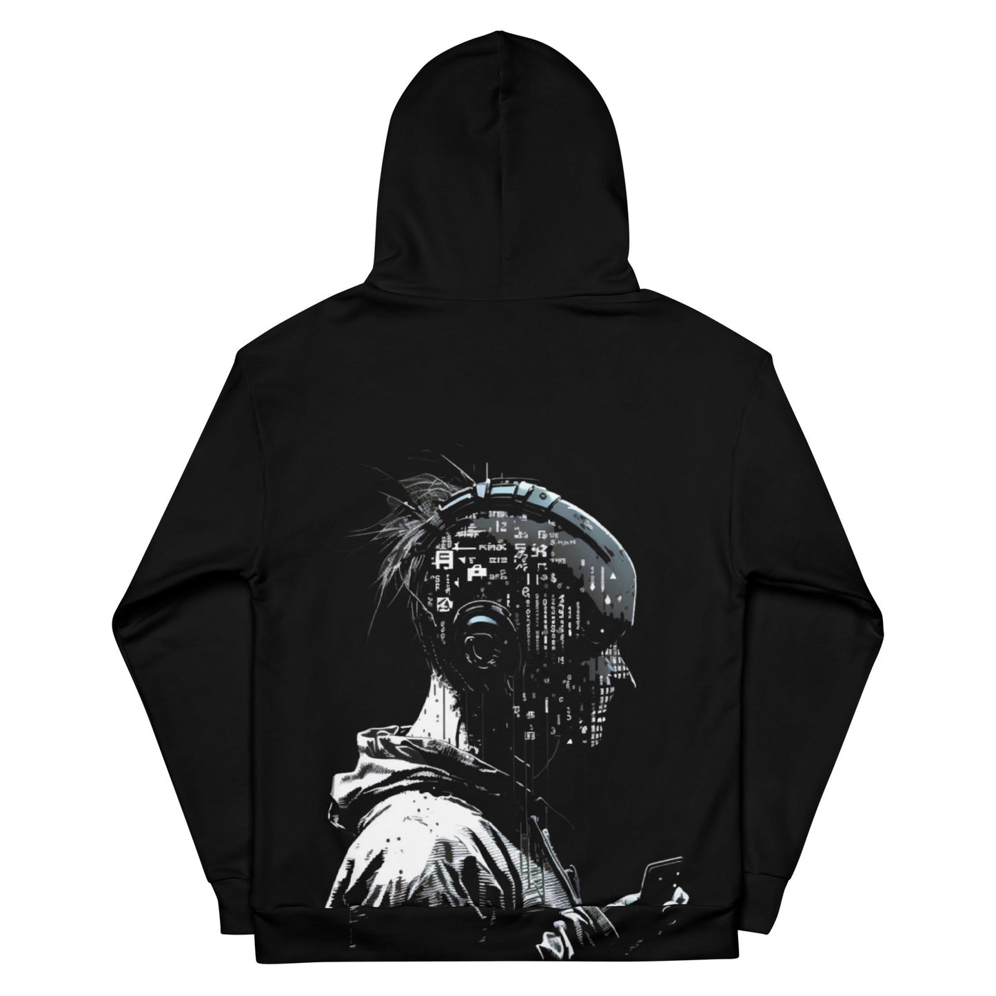 Cyberware assassin v30 - Unisex Hoodie (back print) by DarkByteGear