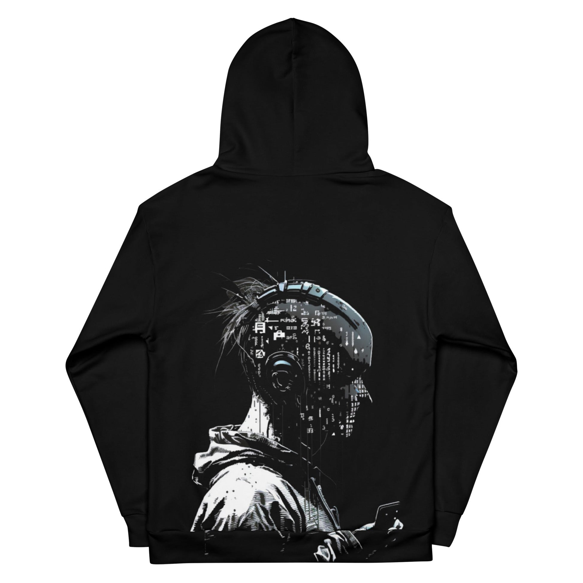 Cyberware assassin v30 - Unisex Hoodie (back print) by DarkByteGear