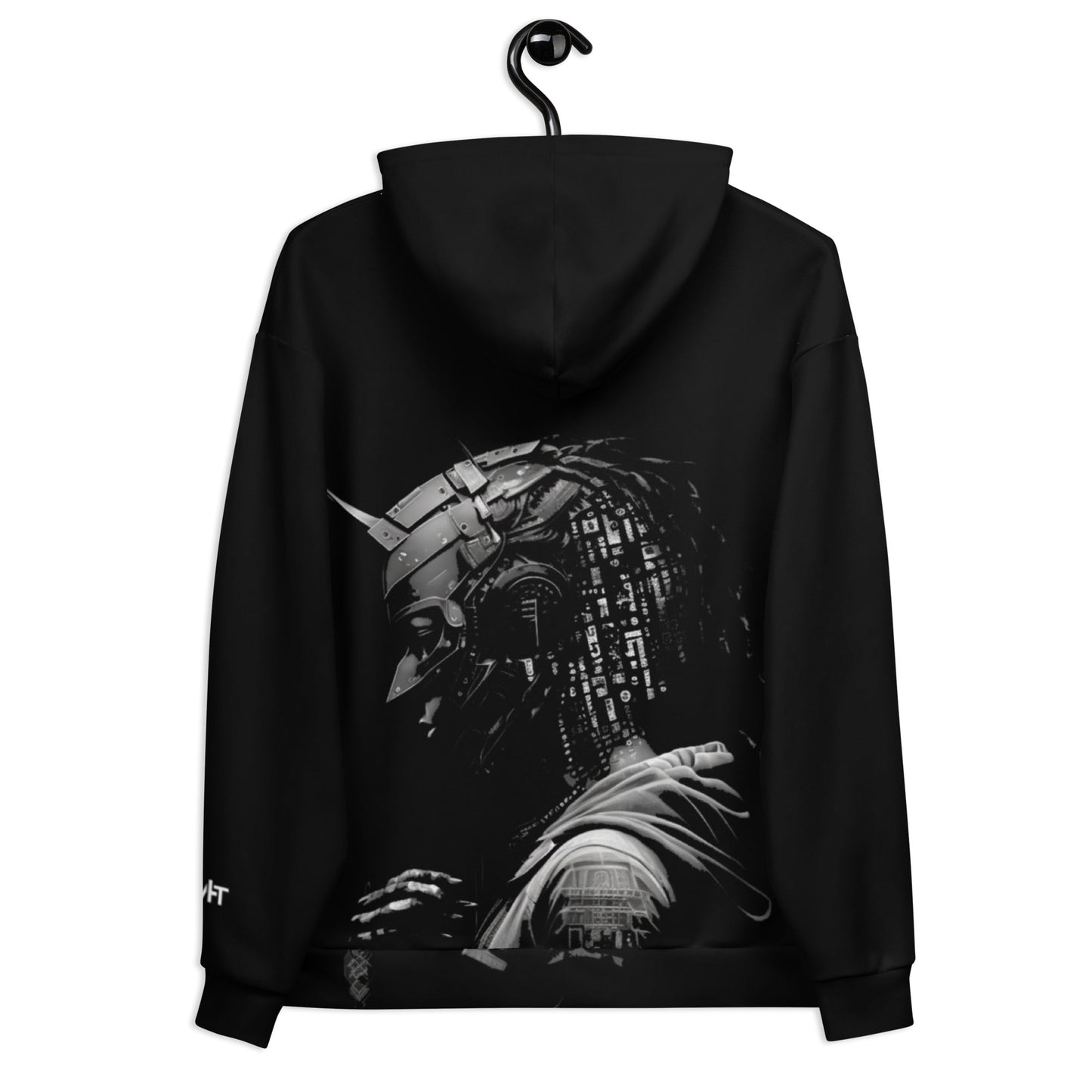 Cyberware assassin v35 - Unisex Hoodie (back print) by DarkByteGear
