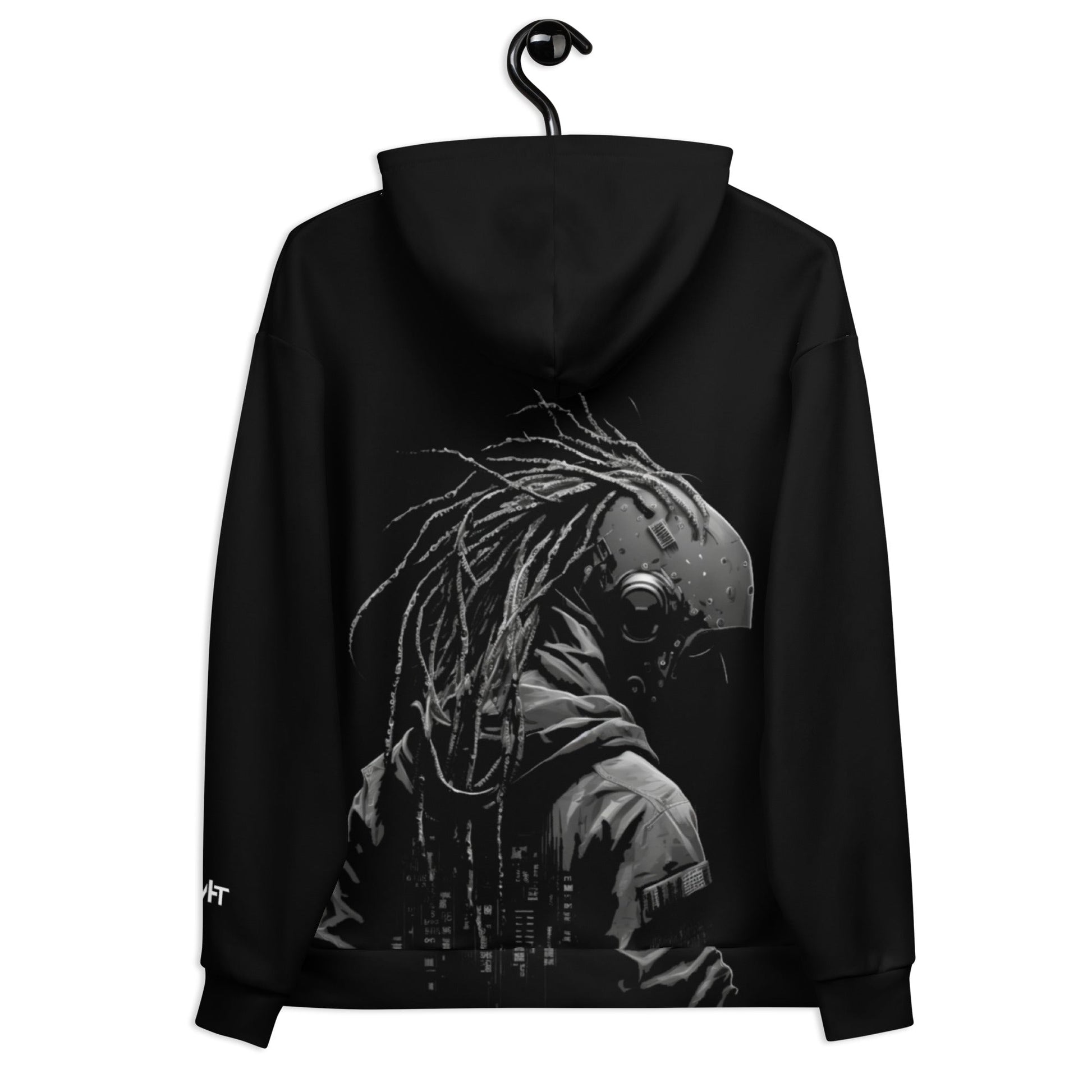 Cyberware assassin v39 - Unisex Hoodie (back print) by DarkByteGear