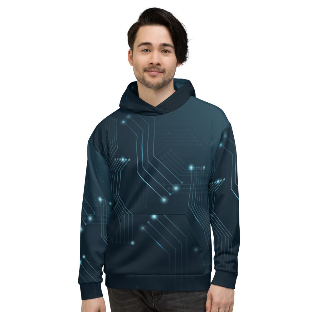 MyHackerTech - Unisex Hoodie by DarkByteGear