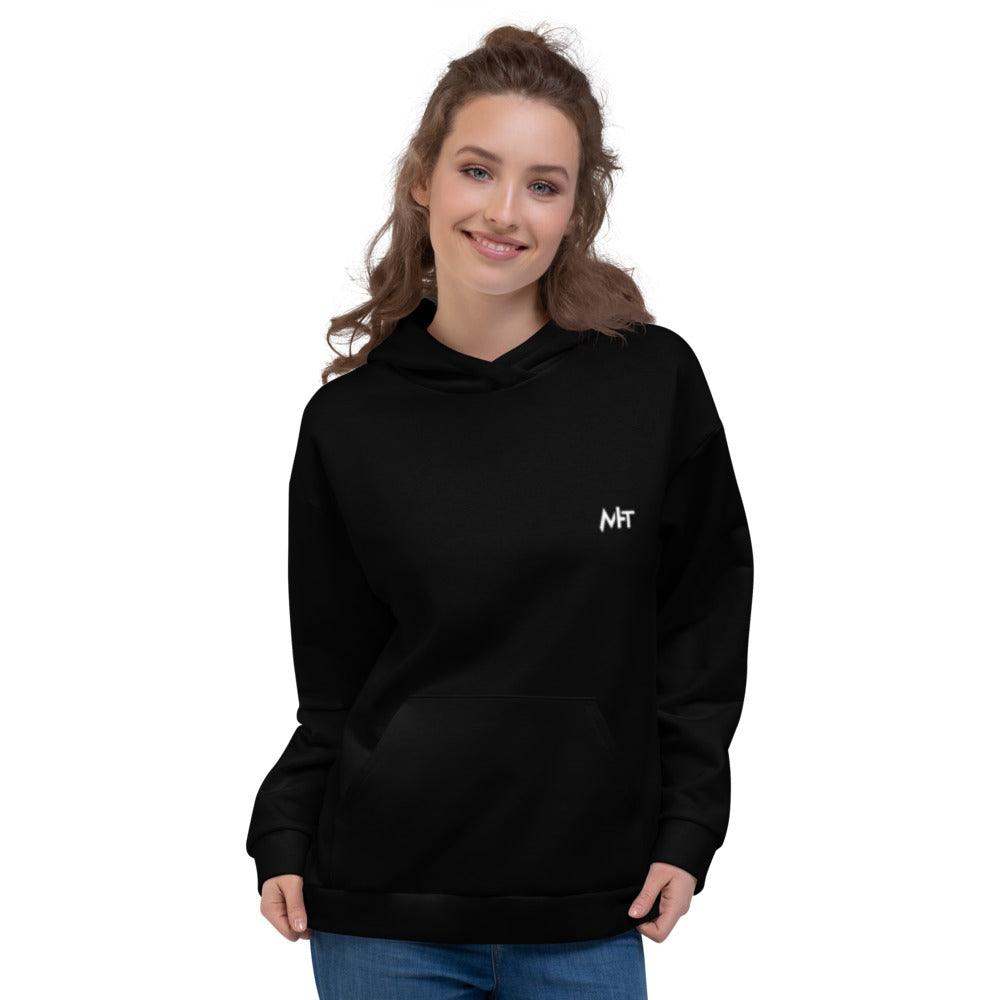 Evil twin - Unisex Hoodie (back print) by DarkByteGear