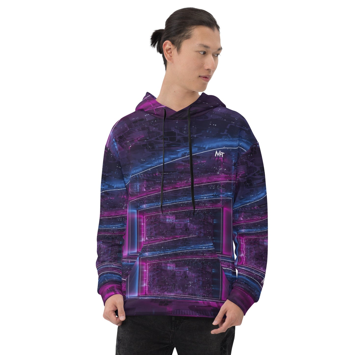 Alex Cyberion Entering the portal - Unisex Hoodie by DarkByteGear