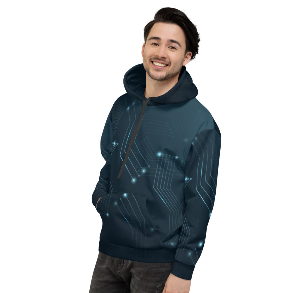 MyHackerTech - Unisex Hoodie by DarkByteGear