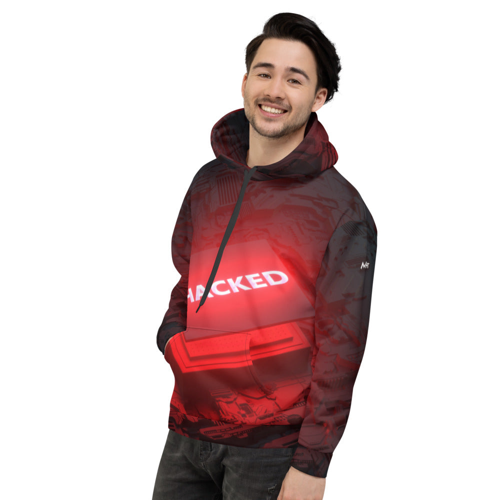 Hacked v2 - Unisex Hoodie by DarkByteGear