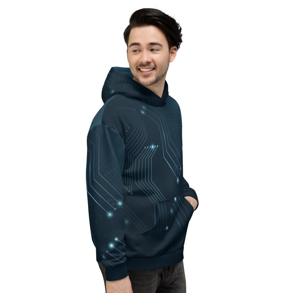 MyHackerTech - Unisex Hoodie by DarkByteGear