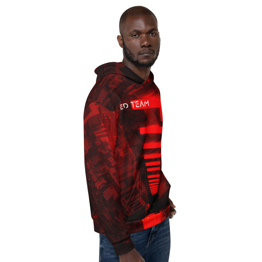 Cyber security Red Team v9.0 - Unisex Hoodie by DarkByteGear