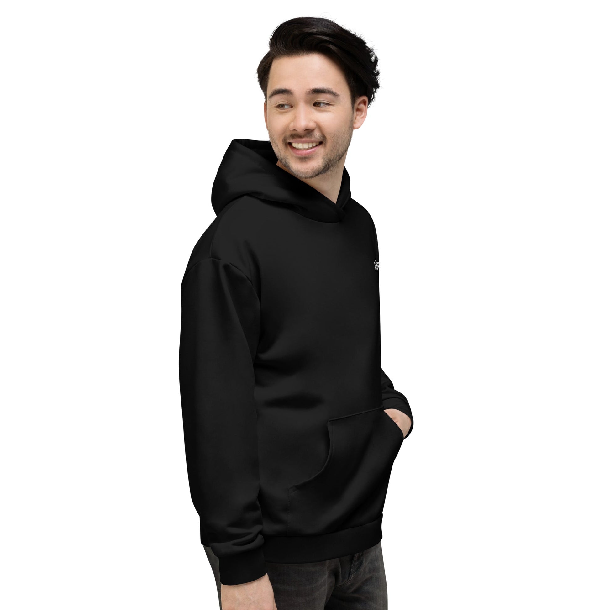 Cyberware assassin v15 - Unisex Hoodie (back print) by DarkByteGear