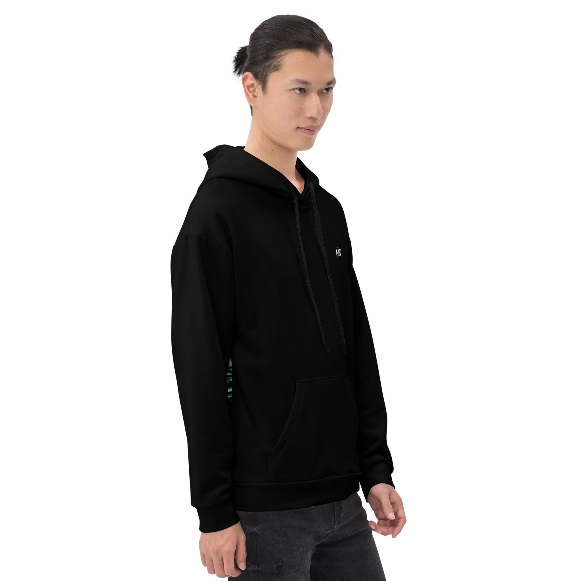 Cyberware assassin v52 - Unisex Hoodie (back print) by DarkByteGear