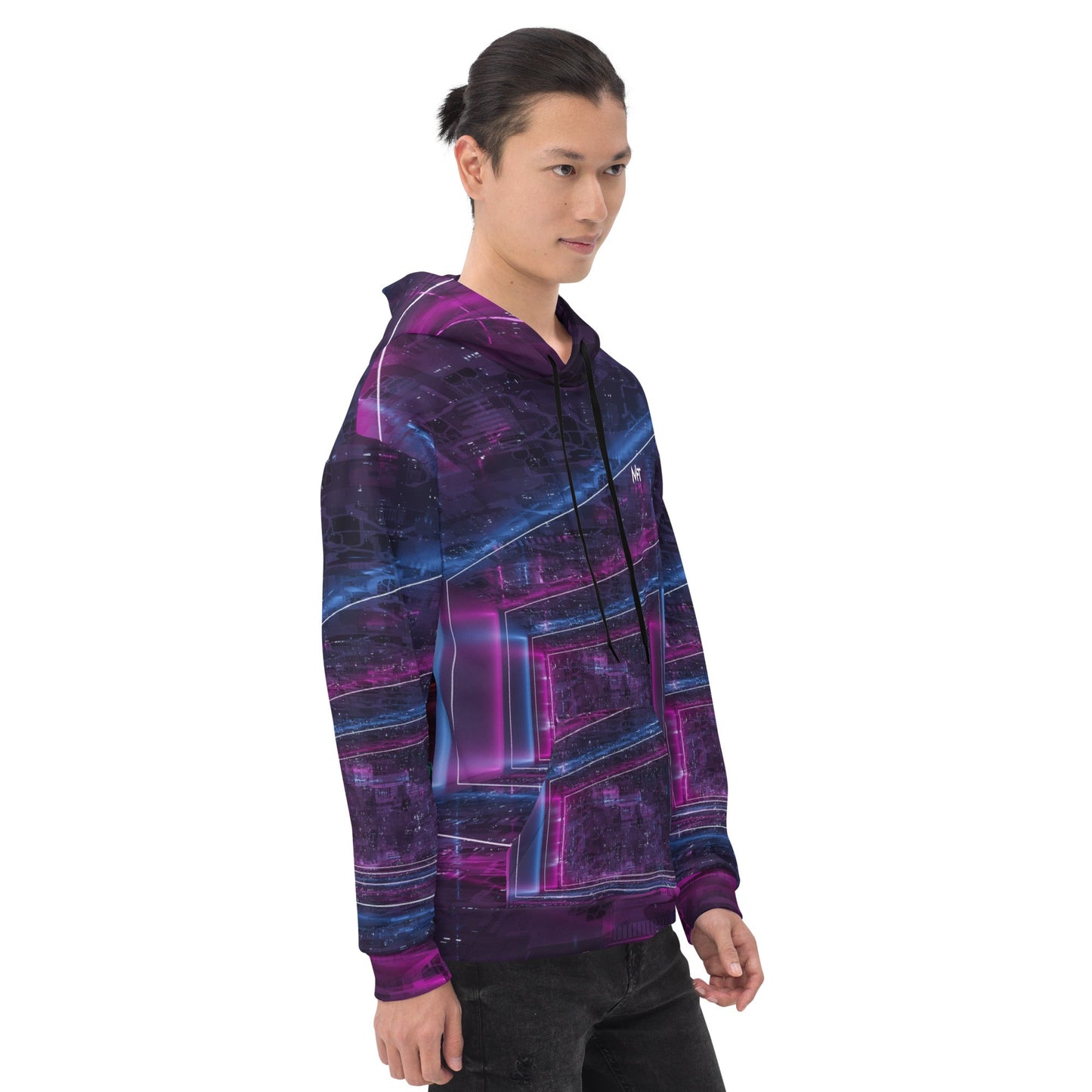 Alex Cyberion Entering the portal - Unisex Hoodie by DarkByteGear